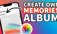 Instructions for using memories album on iPhone in Photos