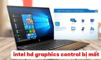 Intel hd graphics control panel lost - Not difficult to find