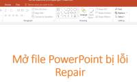 Opening a PowerPoint file with Repair error, how to handle it?