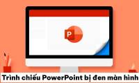 PowerPoint presentation has black screen, effective way to fix it