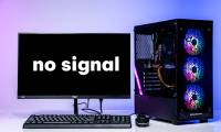 Share how to effectively fix the computer screen error showing No signal