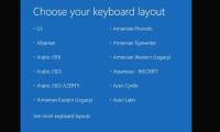 The computer shows Choose your keyboard layout, what can I do to fix it?