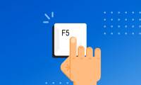 The laptop cannot be refreshed and the solution is surprisingly simple