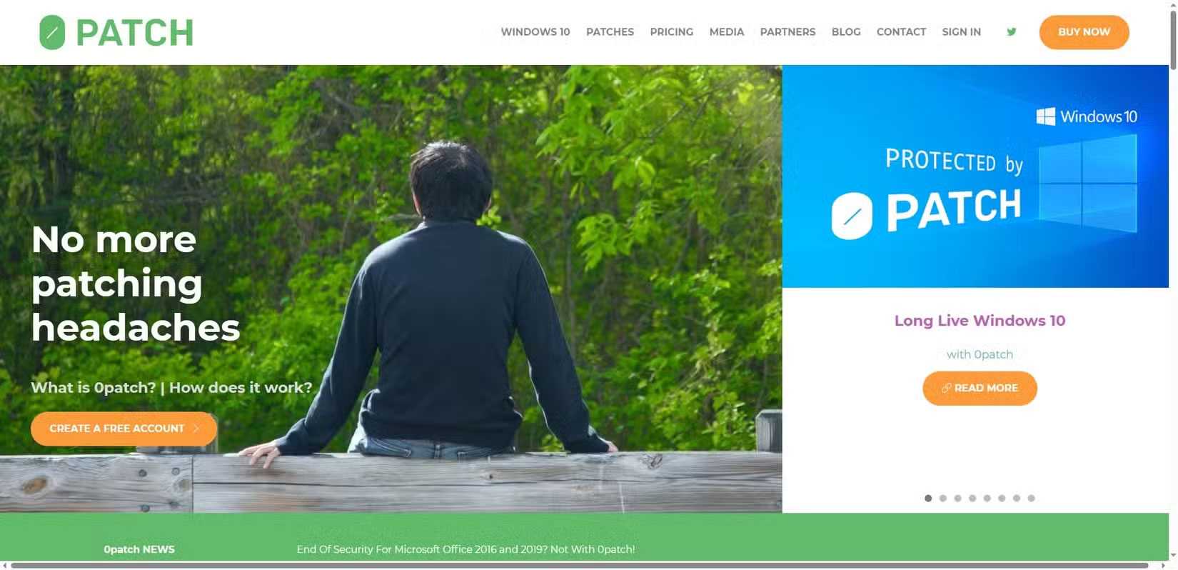 0patch is your ticket to continue using Windows 10 Picture 1