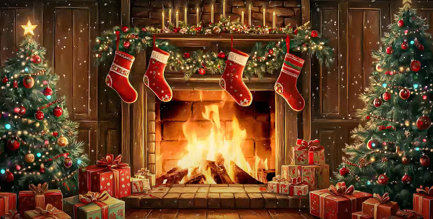 10 Christmas-themed YouTube backgrounds to help create a festive atmosphere Picture 2