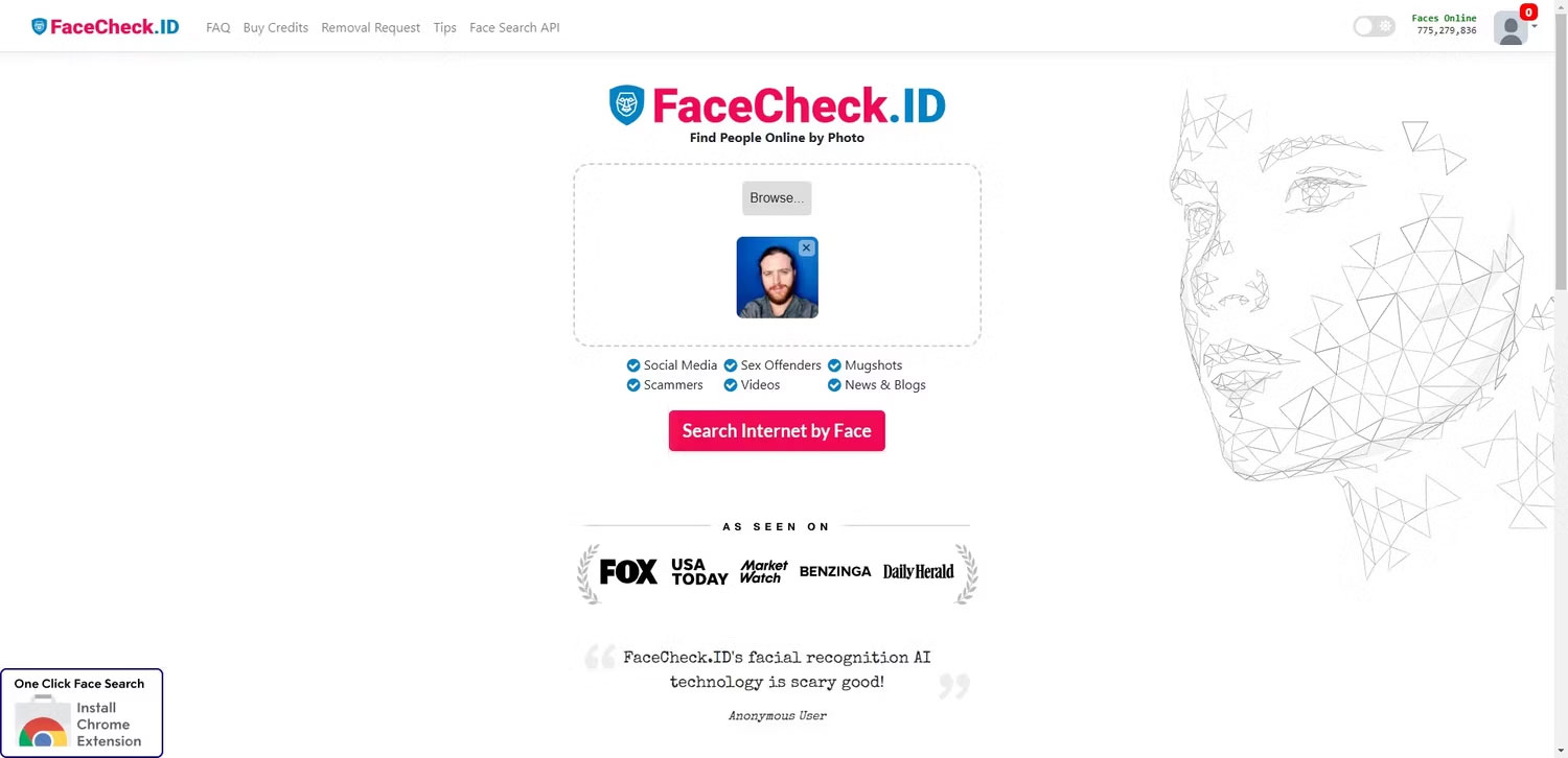 10 extremely attractive search and facial recognition tools Picture 11