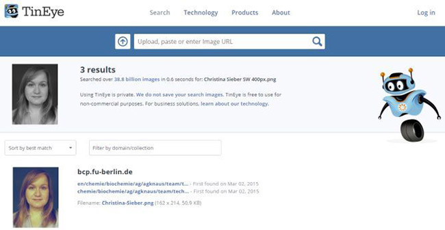 10 extremely attractive search and facial recognition tools Picture 8