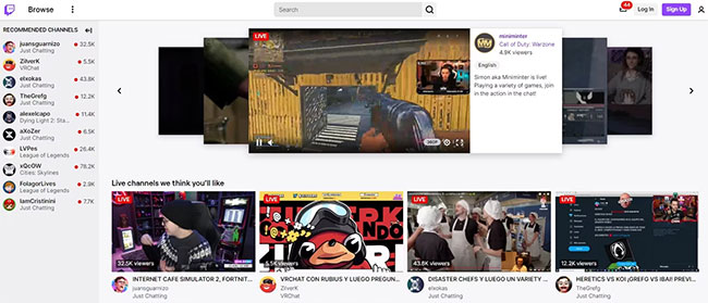 Picture 6 of 11 websites for watching videos similar to YouTube.