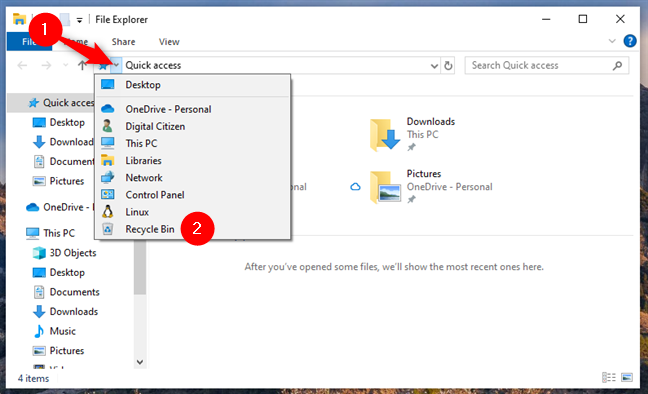 Picture 13 of 11 ways to open the Recycle Bin on Windows