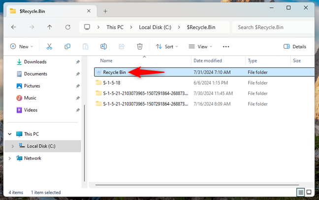 Picture 17 of 11 ways to open the Recycle Bin on Windows