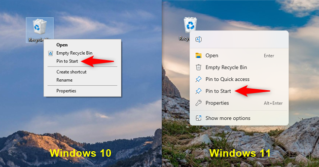 Picture 8 of 11 ways to open the Recycle Bin on Windows