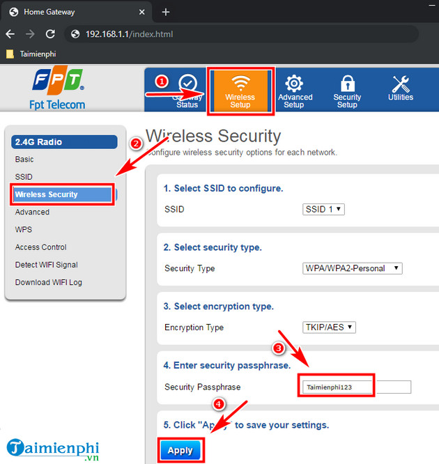 12 How to change Wifi password, change Wifi Pass on computer and phone Picture 2