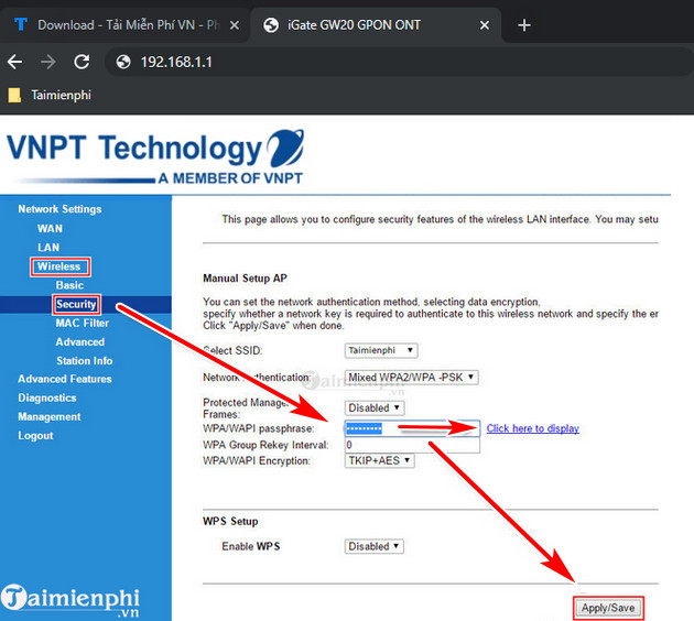 12 How to change Wifi password, change Wifi Pass on computer and phone Picture 4