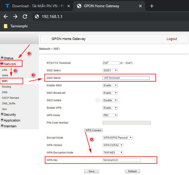 12 How to change Wifi password, change Wifi Pass on computer and phone Picture 8