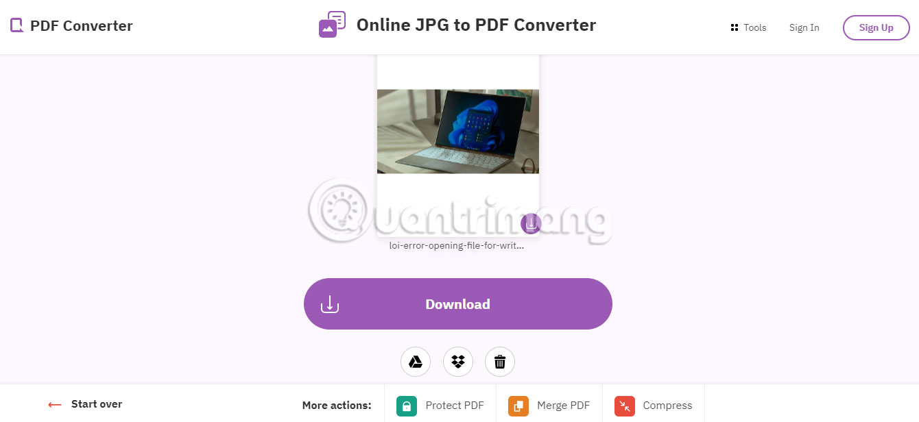13 ways to convert JPG image files to PDF Picture 38