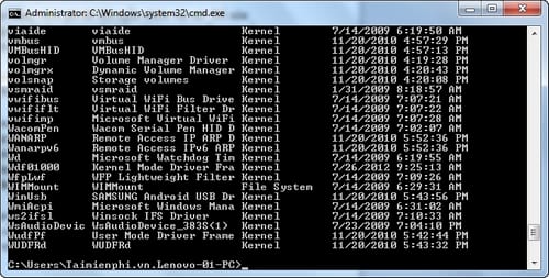 Picture 11 of 15 common Command Prompt commands you should know on your computer.