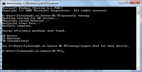 Picture 13 of 15 common Command Prompt commands you should know on your computer.