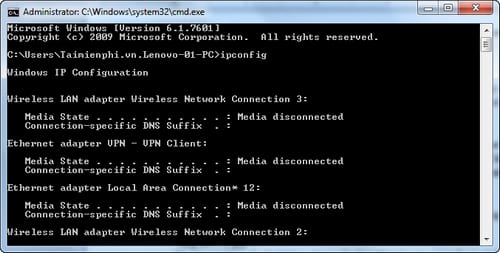 Picture 2 of 15 common Command Prompt commands you should know on your computer.