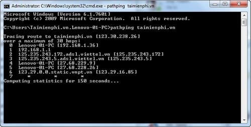 Picture 5 of 15 common Command Prompt commands you should know on your computer.