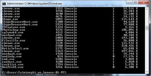 Picture 9 of 15 common Command Prompt commands you should know on your computer.