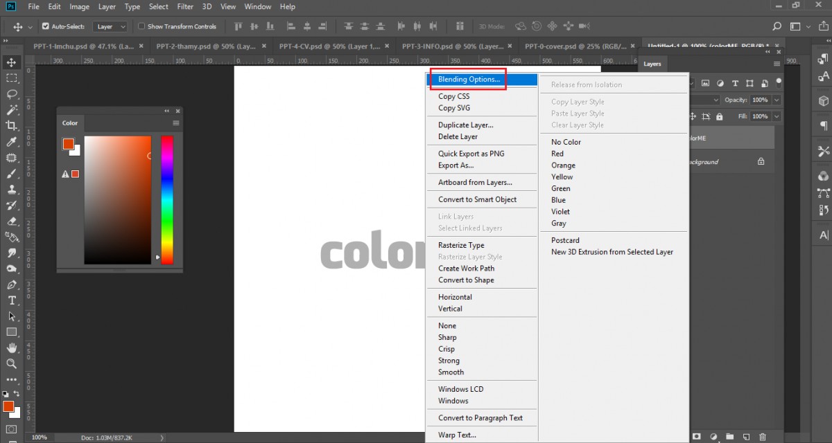2 Best Ways to Create Text Shadows in Photoshop Picture 11