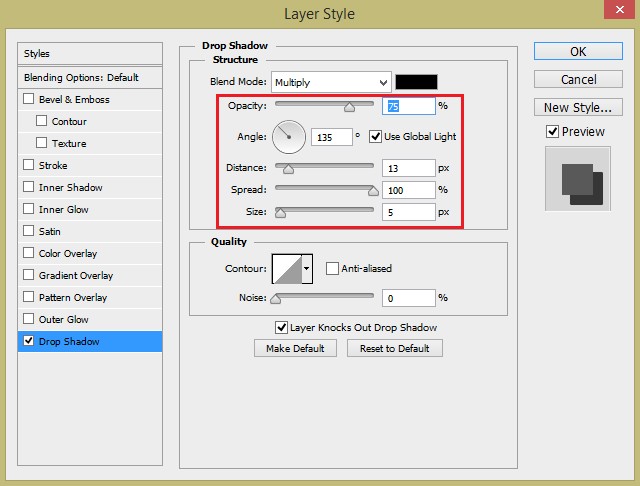 2 Best Ways to Create Text Shadows in Photoshop Picture 12