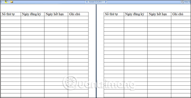 2 ways to repeat title bars in Word for tables Picture 7