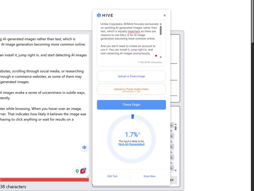 3 Chrome extensions that automatically detect AI content Picture 5