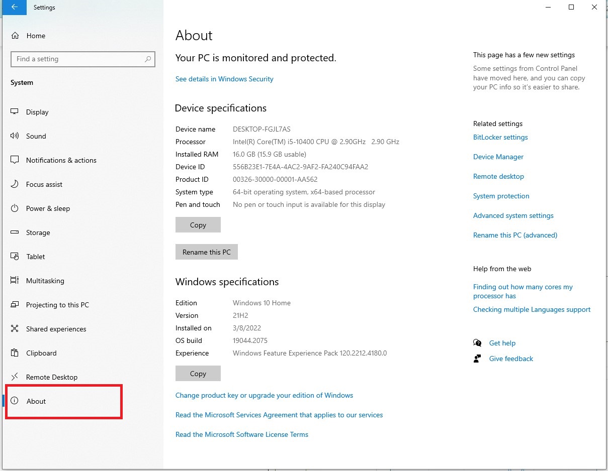 3 easiest ways to check computer configuration without installing software Picture 5