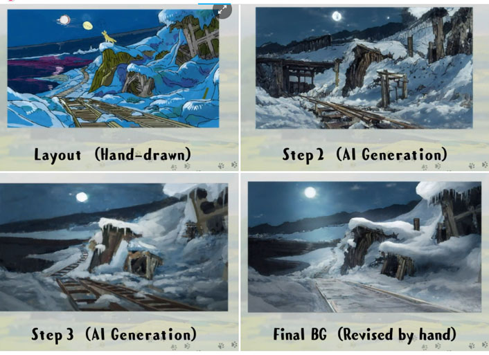 3 minutes of film made with AI technology makes Japanese anime industry scared Picture 1