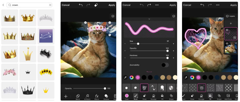 3 mobile apps provide creative photo effects Picture 2