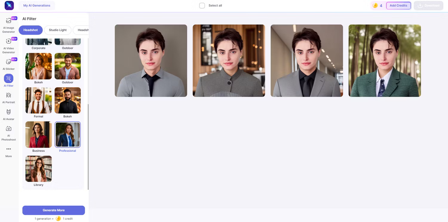 3 professional AI portrait creation tools Picture 1