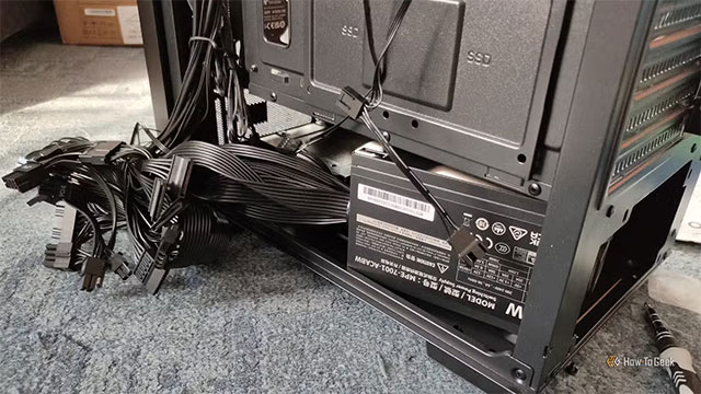 Picture 1 of 3 reasons why you might regret buying a cheap PC power supply (PSU).