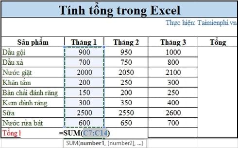 3 Ways to calculate sum in Excel quickly and accurately Picture 4
