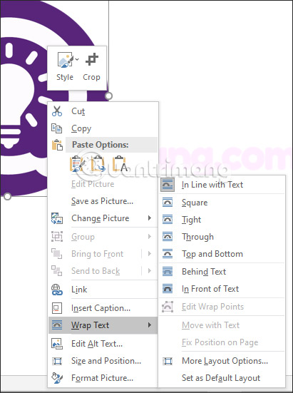3 ways to fix images in Word, lock movement so as not to affect the layout Picture 7