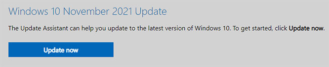 Picture 2 of 3 ways to update Windows 10 to the latest 2026 update