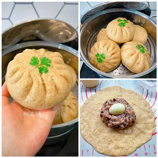 Picture 16 of 34 breakfast menus to help women answer the question 'what to eat for breakfast today'.