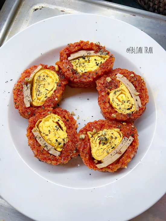 Picture 28 of 34 breakfast menus to help women answer the question 'what to eat for breakfast today'.