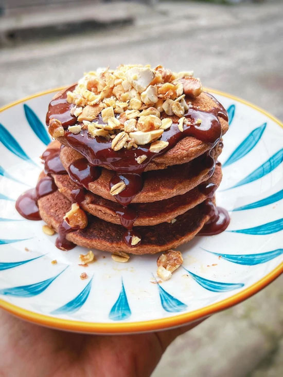 Picture 31 of 34 breakfast menus to help women answer the question 'what to eat for breakfast today'.