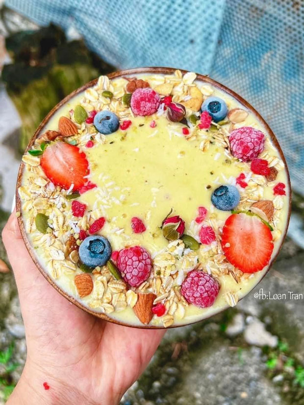 Picture 8 of 34 breakfast menus to help women answer the question 'what to eat for breakfast today'.