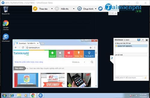 Picture 3 of 4 common actions users perform when using Ultraviewer