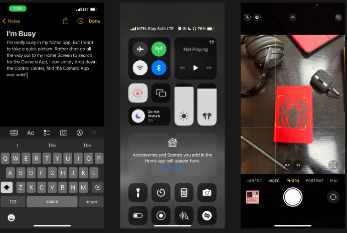 4 fastest ways to open camera on iPhone Picture 3