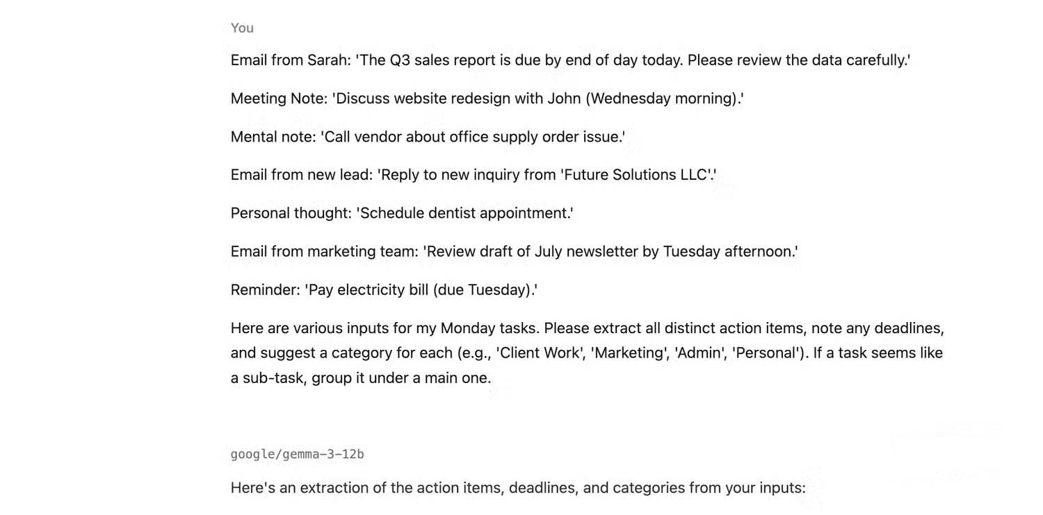 images 4 of 4 productivity tasks simplified thanks to local LLM.