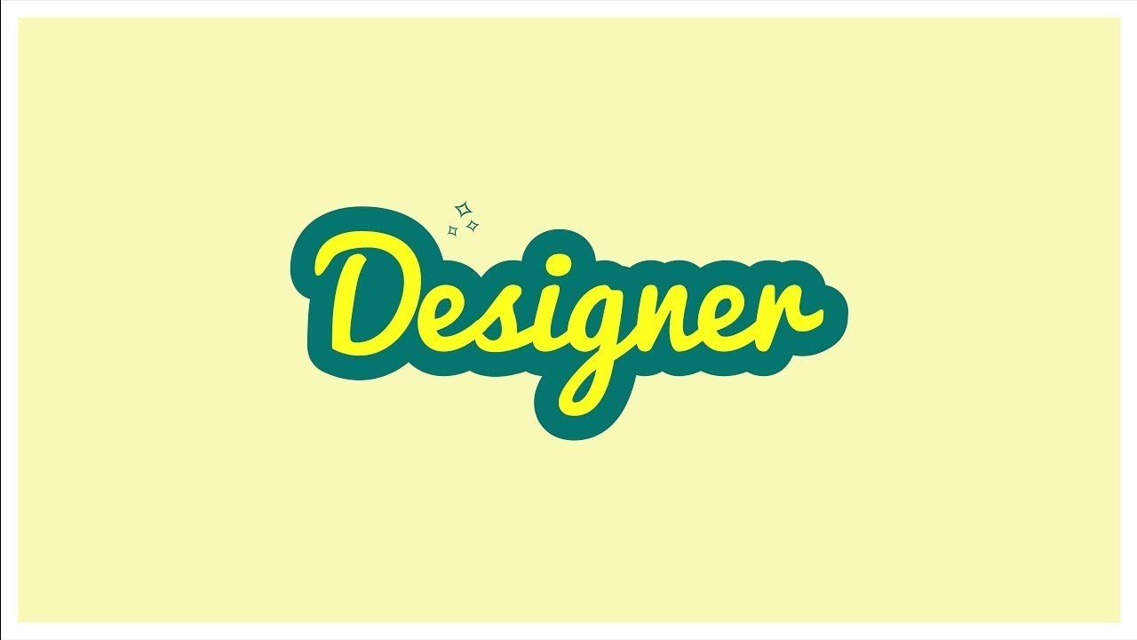 4 Steps to Create Beautiful Text Borders in Photoshop Picture 1