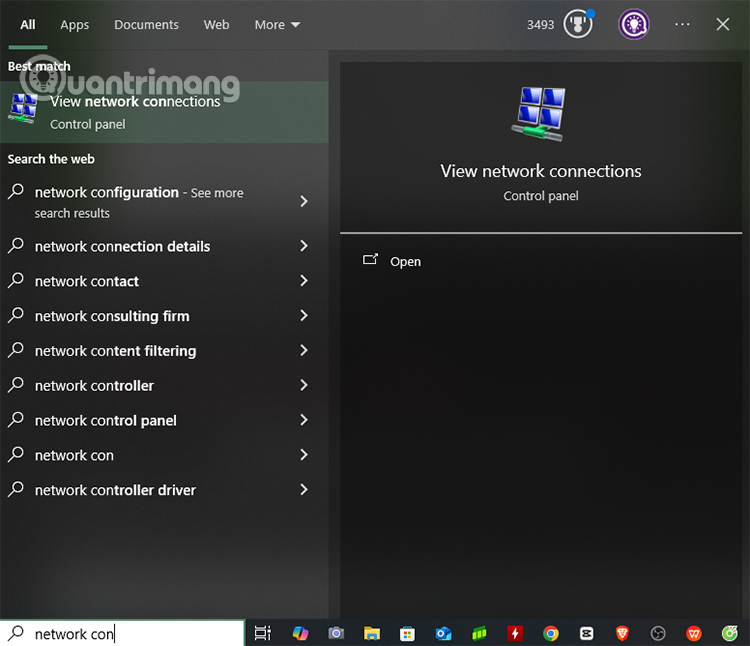 4 ways to quickly open the network connection tool on Windows Picture 1