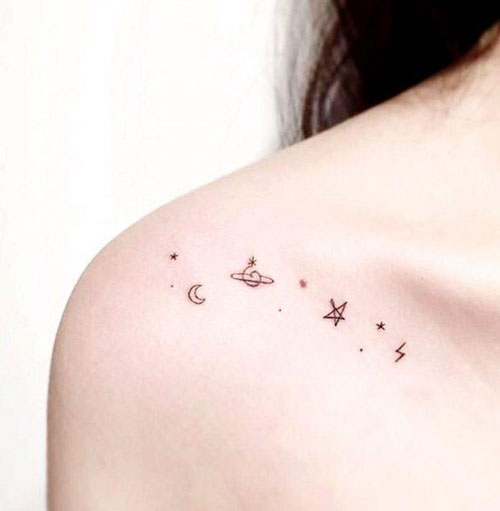 Picture 22 of 44 beautiful mini tattoo designs for women