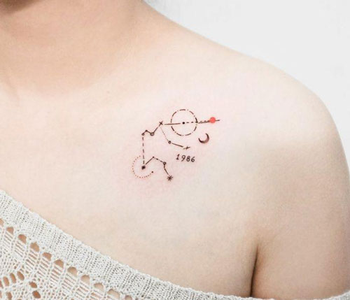 Picture 23 of 44 beautiful mini tattoo designs for women