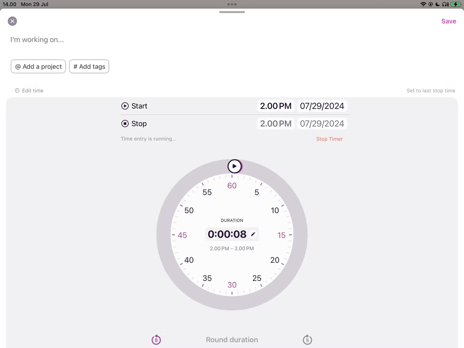 5 applications to help track working time Picture 5