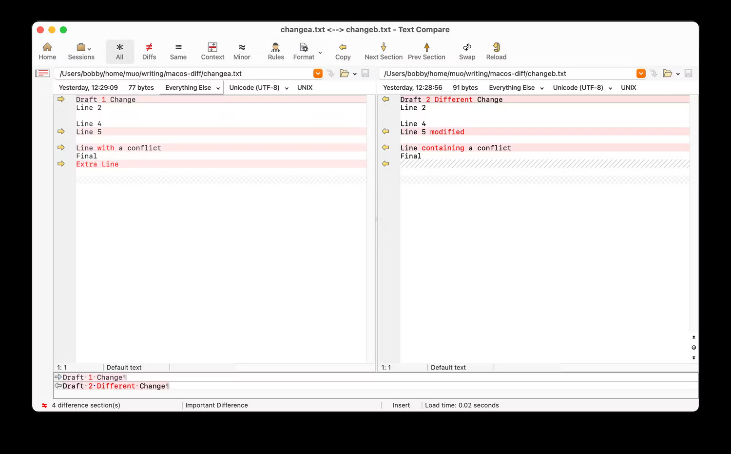 5 best tools to compare and merge files on Mac Picture 3