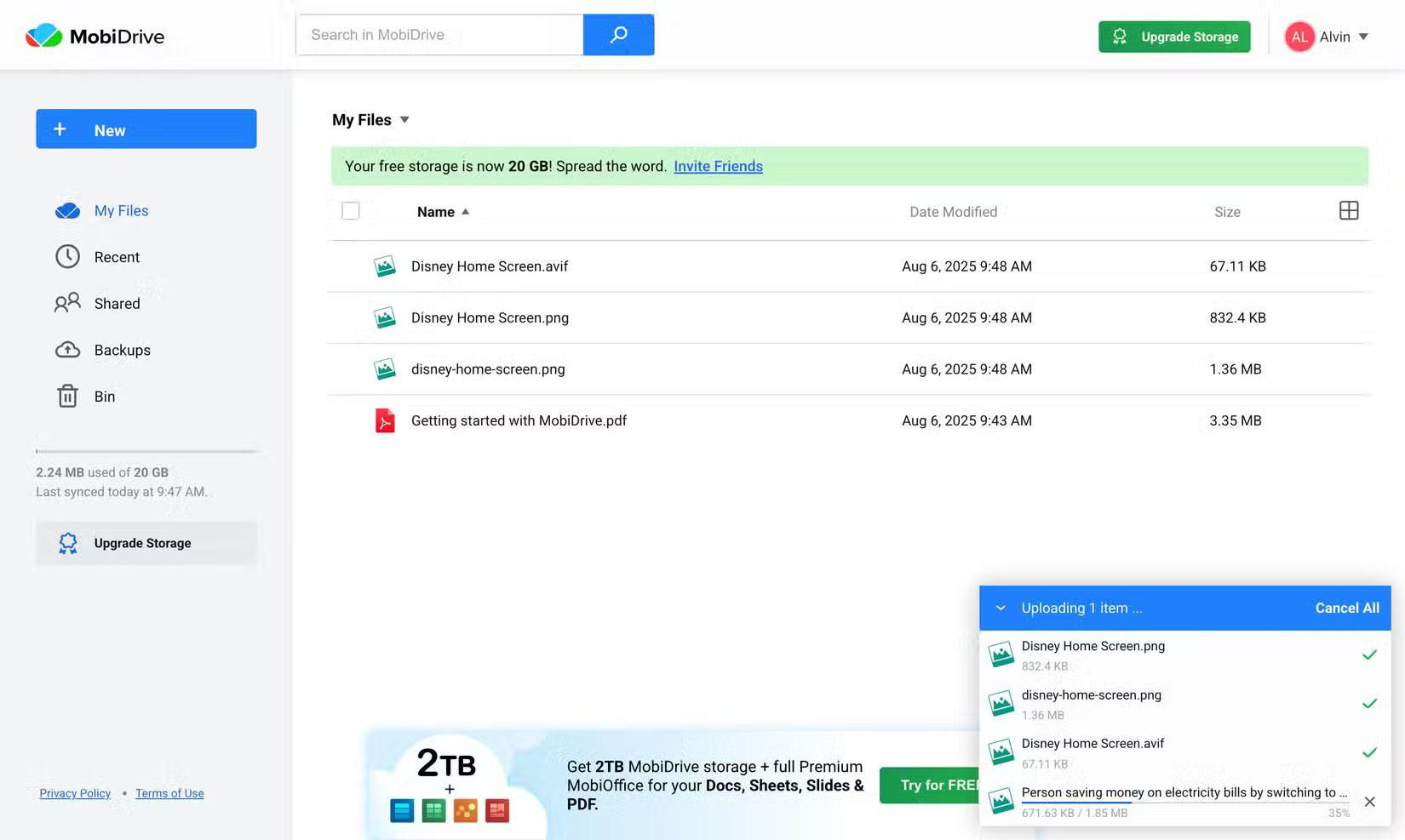 5 Little-Known Free Cloud Storage Apps Picture 3